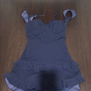 Lucy in the sky navy mini dress